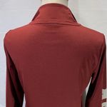 PINK - Victoria's Secret PINK Victoria’s Secret Three Quarter Zip Maroon Pullover Size Medium Photo 7