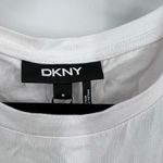 DKNY NWT Mixed-Media Midi Dress medium Lace Colorblock black white party Photo 14