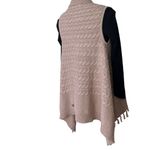 Matilda Jane Mind’s Eye Cable Knit Tassel Sweater Vest in Tan, Sz XS Photo 7