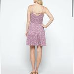 Nine Britton  Jayde Strappy Knit Mini Dress in Pink Floral - Size L Photo 1