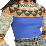 Free People Swit the Small Stuff Sweater Navy Combo | XL Photo 11