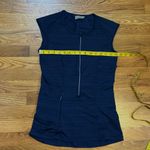 Athleta  Women’s Small Dark Blue Sleeveless Zipper Pocket Stretch Athletic Casual Photo 1