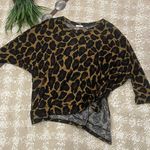 Cherish Women's Leopard Knitted Sweater Long Sleeve One Size Photo 2