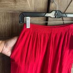 NWT Manta Del Lago Womens Casual Pants Sz Small Red Straight Leg Boho Photo 1