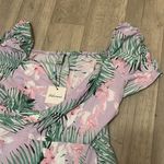 Revamped  NWT palm tree floral dress medium Photo 2