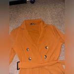 SheIn NWOT burnt orange long sleeve jumpsuit Photo 4