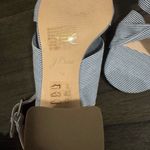 J.Crew  Women's seersucker Knotted Sandals - glitter block heel Photo 6