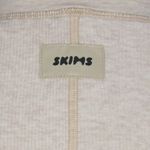 SKIMS  Cotton Rib Dress in Heather Oatmeal, Size X-Small Photo 8