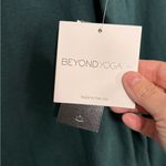 Beyond Yoga  Deep Green V-Neck Women's Pullover Size L Photo 2