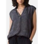 prAna 5----  High Low Tunic Top V Neck Pockets Cuffed Sleeve Size Medium Photo 2