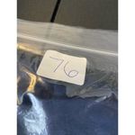 Tahari Pencil Skirt Womens M Ponte Elastic Waist Back Slit Navy Blue Career NWT Photo 7