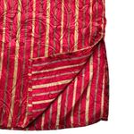 Victoria's Secret  Button‎ Down Sleep Shirt Red & Gold Womens size XS Photo 7