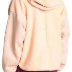 Adidas Essentials Golden Logo Sherpa Fleece Hoodie Blush Gold NWT Photo 1