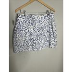 Tommy Bahama  Island zone blue Leopard animal print athletic skirt woman's L Photo 1