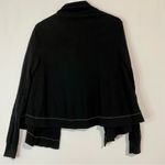CAbi  Women’s Winsome Long Sleeve Open Front Cardigan Black Size Medium EUC Photo 5
