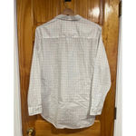 Frank & Eileen  “Frank” White Black Grid Check Button Down Shirt Size L Photo 4