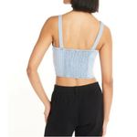 No Boundaries  Denim Corset Light Blue Bustier Top coastal cowgirl boho western Photo 3