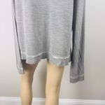 Decree  Women's Sz Large Gray Button Up Long Sleeve Cardigan Front Pockets Cotton Photo 1