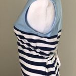 Denim & Co. Blue/White Striped Maxi Dress sz XS Blue Photo 3