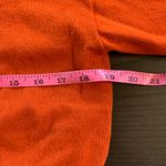 Babaton Merino Wool Crew Neck Sweater Burnt Orange Knit Top Women's Size S Photo 6