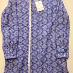 Sigrid Olsen Dress XS Coastal 100% Linen Shirt Roll Tab Long Sleeve Pockets Blue Photo 11