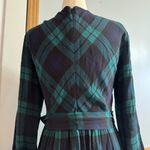 J.Crew Long Sleeve Black Watch Plaid Dress Size 4 Photo 5