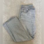 Loft women’s jeans high waist straight crop gray size 30/10 Photo 0