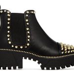 Cape Robbin Black Studded Booties Photo 0