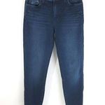 L'Agence  El Matador French Slim Jeans Bleu Jay Dark Wash Unfinished Hem 25 Photo 0