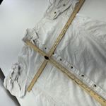 Free People Shirt Womens Small White Happy Hour Poplin Button Down We The Free Photo 8