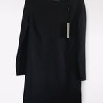 SHAN DIANA Women’s PAP 5 round Neck long sleeve shift dress in black size 2 Photo 1