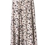 Adrienne  medium women’s sleeveless knee length creme dress animal print lined Photo 0