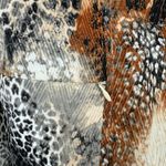 Chic Animal Print Blazer in Black, Brown, and Cream Multiple Size XL Photo 1