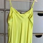 EXPRESS  Neon Yellow cowl neck slip dress Photo 7
