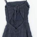 American Eagle Womens Tiered Open Back Romper Size XS Gray Sleeveless Coquette Photo 9