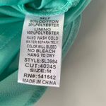 She & Sky She Sky Romper Womens Medium Blue Aqua Popover Sleeveless Mermaidcore Photo 4