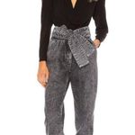 BLANK NYC  When In Rome Belted Paperbag Pants Photo 3