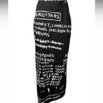 H&M Basquiat x Ev Bravado & Téla D'Amore LONG DENIM CORSET-STYLE DRESS Small NWT Photo 7