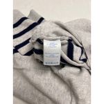 Boden Sweater Dress Striped Knit Casual Long Sleeve Gray Size US 10 Gray Blue Photo 3