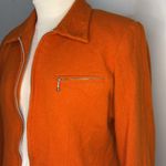 Laura Scott  Orange Wool Short Jacket Size 14 Photo 2
