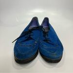 Jeffrey Campbell LF JC by Limited edition blue suede pointed toe lace up shoes Photo 2
