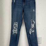 Hollister Ultra High Rise Stacked Vintage Straight Womens Jeans 26 Distressed Photo 0