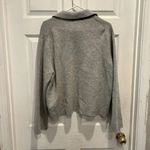 J.Crew Gray Black Merino Wool Cotton Blend Open Cardigan Sweater Blazer Large Photo 4