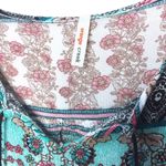 Orange Creek Bell Sleeve Peasant Tassel Tie Top Size Medium Photo 4