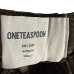 One Teaspoon  Shabbies Green Camo Print High Rise Drawstring Pants Size XS Photo 5