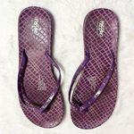 Mossimo Supply Co Mossimo Purple Studded Thong Flat Sandals Size 6 Photo 0