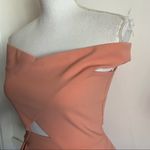 Parker • Coral Peach Orange Davina Off The Shoulder Cutout Tank Top Photo 24