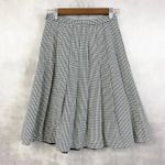 Briggs New York Womens Gingham Skirt XS/S Midi Preppy Academia Retro Old Money Photo 2