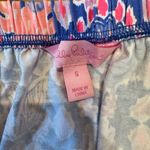 Lilly Pulitzer 🌸  Tia Strapless Jumpsuit in Iris Blue Pink Werk It Floral - Small Photo 3