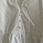 Missguided poplin v neck button smock dress size 12 Photo 8